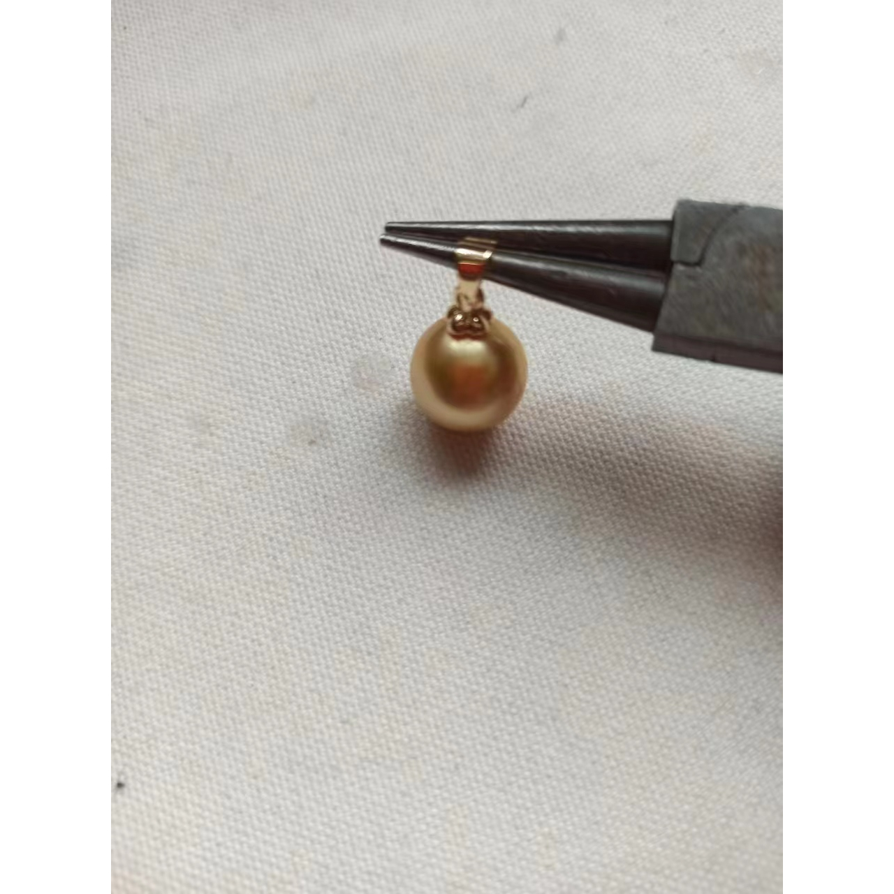 Dây Chuyền Mạ Vàng 14K Mặt Hình Vỏ Sò Đính Ngọc Trai Giả 8Mm