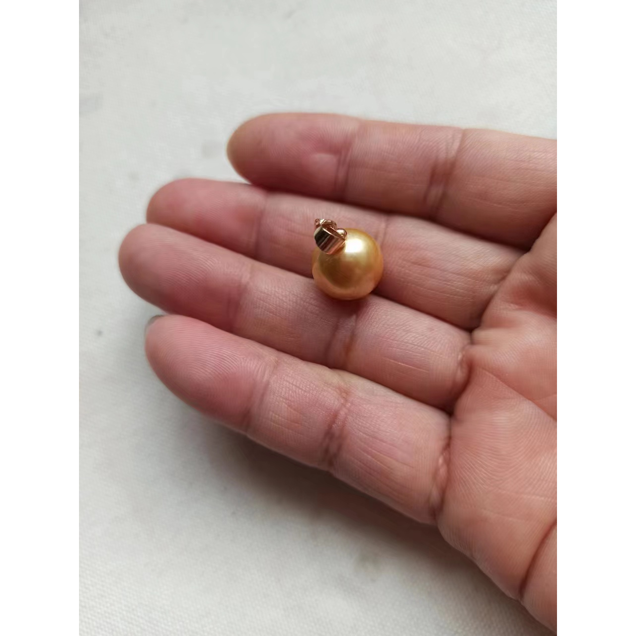 Dây Chuyền Mạ Vàng 14K Mặt Hình Vỏ Sò Đính Ngọc Trai Giả 8Mm