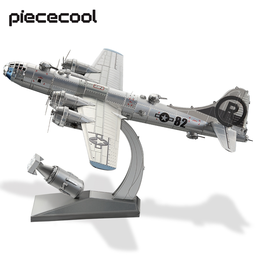 Bộ Đồ Chơi Xếp Hình 3D B-29 Super Fortress Bằng Kim Loại Độc Đáo Cho Bé
