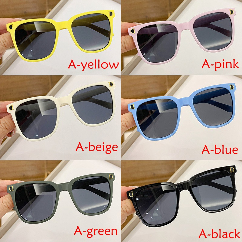 Kính Mát Gọng Vuông Nhiều Màu Sắc Thời Trang Mùa Hè Cho Bé Trai Và Gái