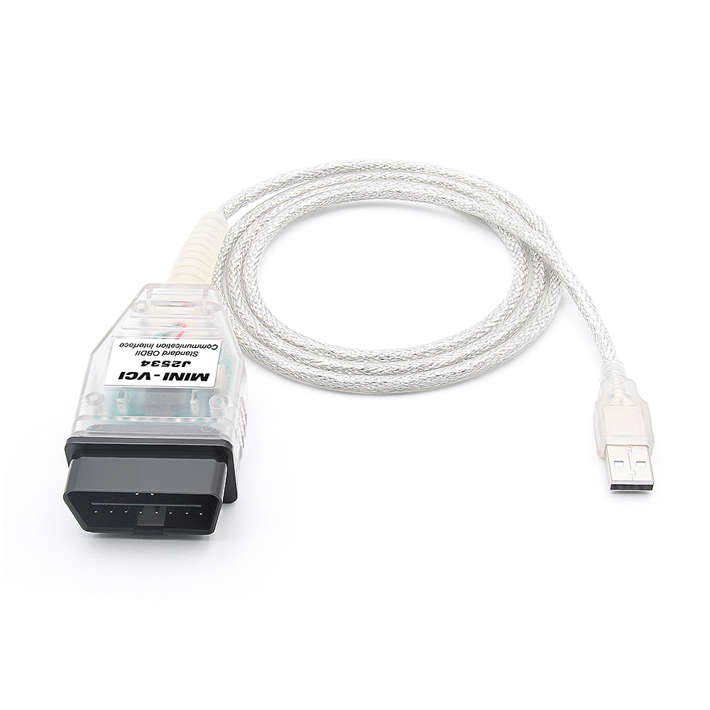 Dây Cáp MINI VCI Cho Thiết Bị Chẩn Đoán Lỗi Ô Tô Toyota TIS Techstream V18.00.008 minivci FTDI J2534 OBD OBD2