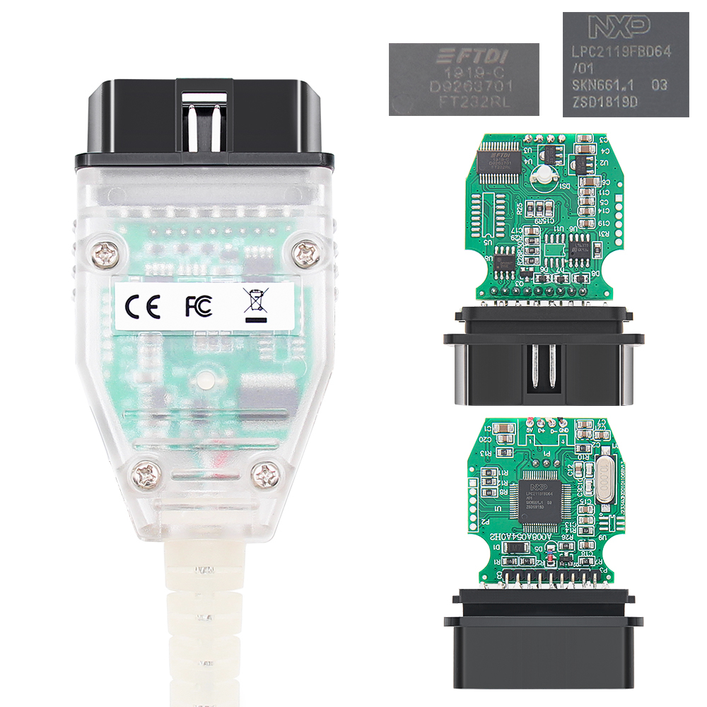 Dây Cáp MINI VCI Cho Thiết Bị Chẩn Đoán Lỗi Ô Tô Toyota TIS Techstream V18.00.008 minivci FTDI J2534 OBD OBD2