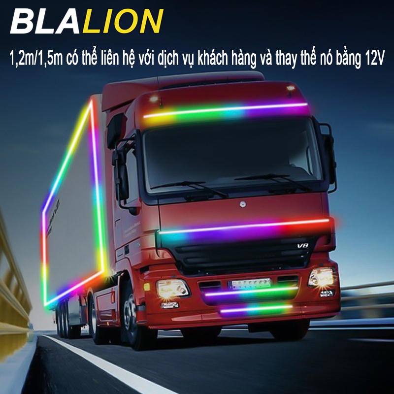 Dây đèn LED BLALION 12V-24V 120cm/ 150cm/ 240cm trang trí thông dụng dành cho xe hơi