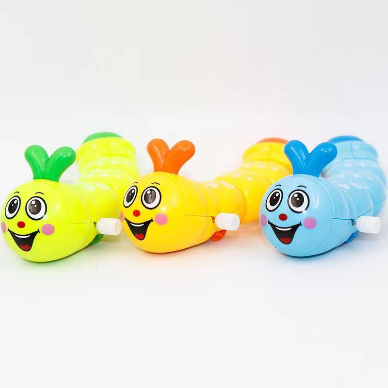 Đồ Chơi Sâu Bướm Hoạt Hình Sáng Tạo Cho Trẻ Em，Đồ chơi con sâu vặn cót đa sắc màu đồ chơi giải trí thú vị cho bé