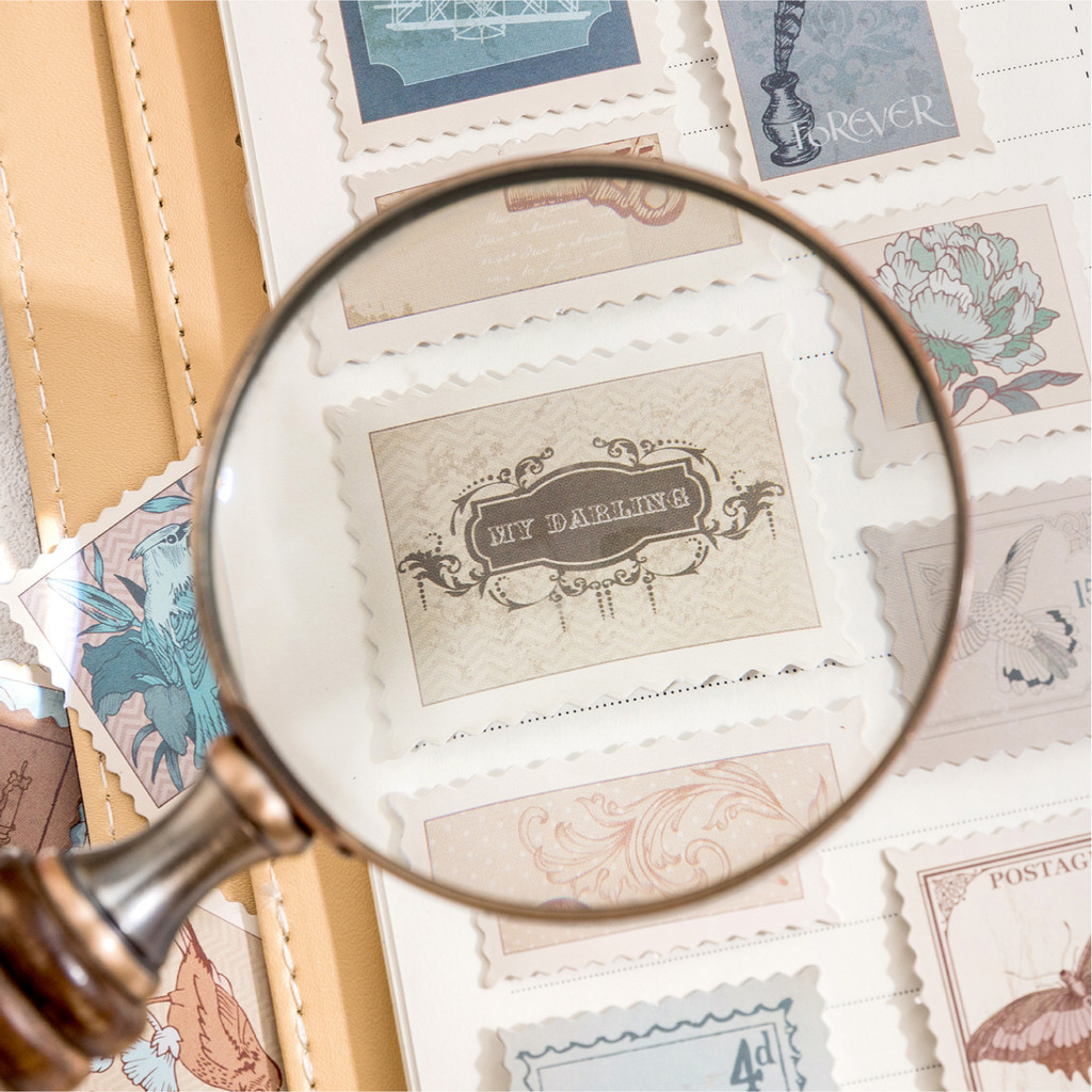 Bộ 46 Hình Dán Tự Nhiên Mini Dùng Trang Trí Thiệp / Quà Tặng C7426