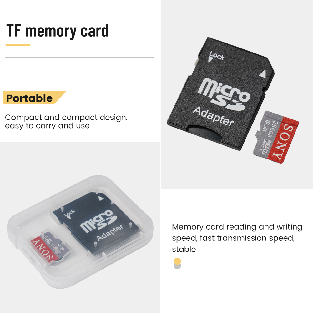 Thẻ Nhớ microSD Sony 32GB/64GB/128GB/256GB/512GB/1024GB Tốc Độ Cao Class 10 UHS-1 TF Card