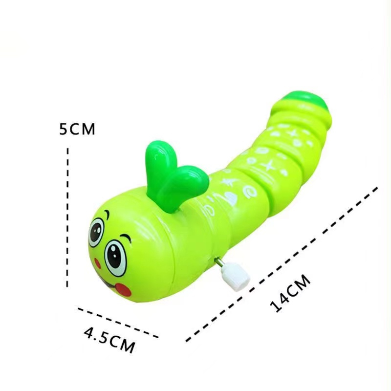 Đồ Chơi Sâu Bướm Hoạt Hình Sáng Tạo Cho Trẻ Em，Đồ chơi con sâu vặn cót đa sắc màu đồ chơi giải trí thú vị cho bé