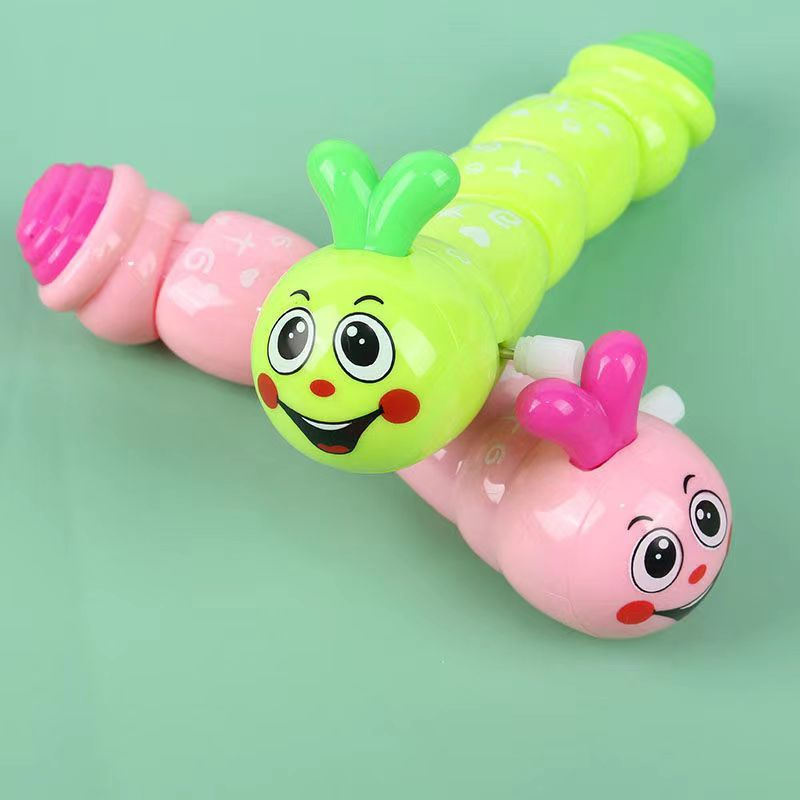 Đồ Chơi Sâu Bướm Hoạt Hình Sáng Tạo Cho Trẻ Em，Đồ chơi con sâu vặn cót đa sắc màu đồ chơi giải trí thú vị cho bé