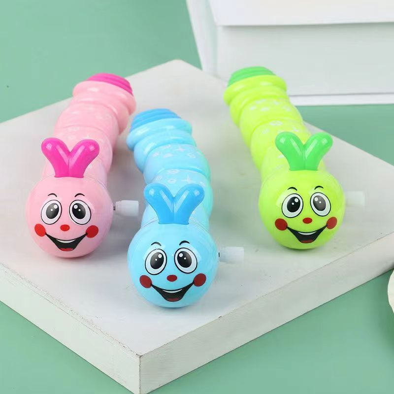 Đồ Chơi Sâu Bướm Hoạt Hình Sáng Tạo Cho Trẻ Em，Đồ chơi con sâu vặn cót đa sắc màu đồ chơi giải trí thú vị cho bé