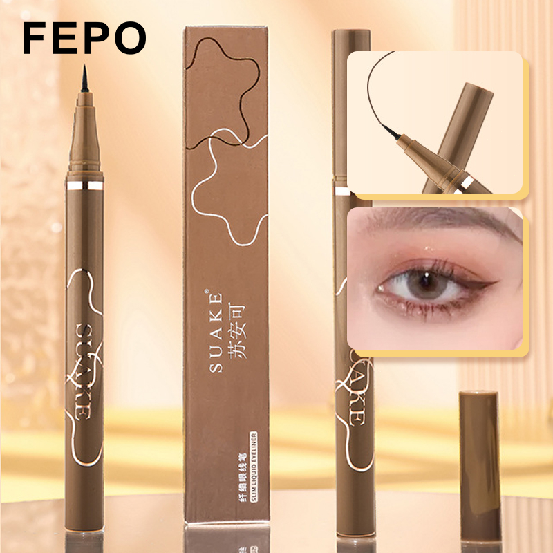 Bút Kẻ Mắt Dạng Lỏng Fepo Suake 0.05Mm Chống Thấm Nước Nhanh Khô