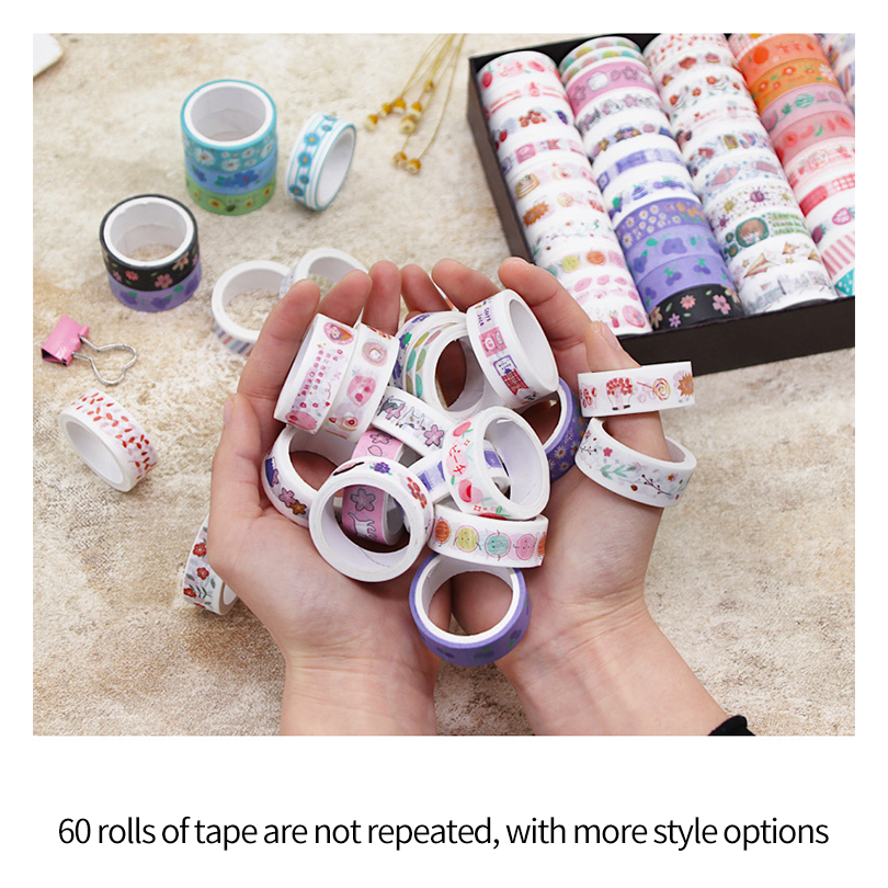 1 Cuộn Băng Keo Washi In Hình Thiên Thần Dùng Trang Trí DIY