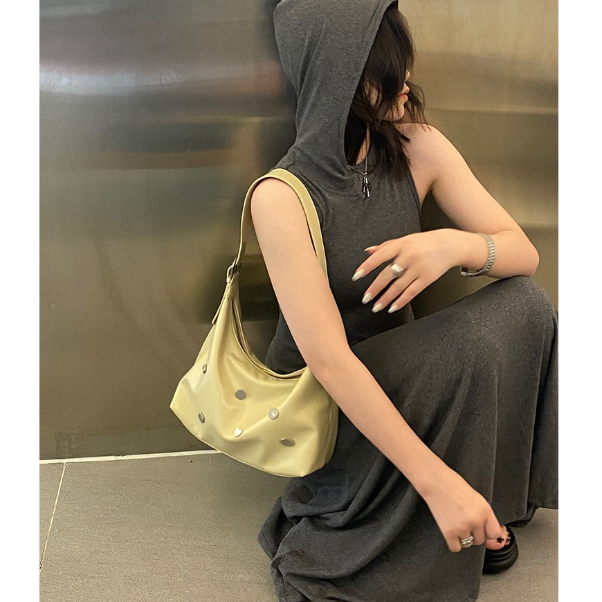 Túi Đeo Vai Bằng Da Mềm Dễ Phối Đồ Thời Trang Dành Cho Nữ