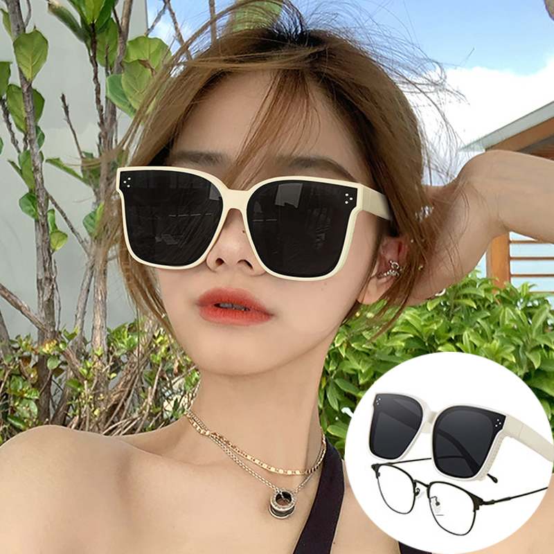 Kính Chống Nắng Chống Tia UV Gọng Lớn Bảo Vệ Mắt Khỏi Tia UV Khi Đi Xe Đạp / Câu Cá Ngoài Trời Cho Nam Và Nữ