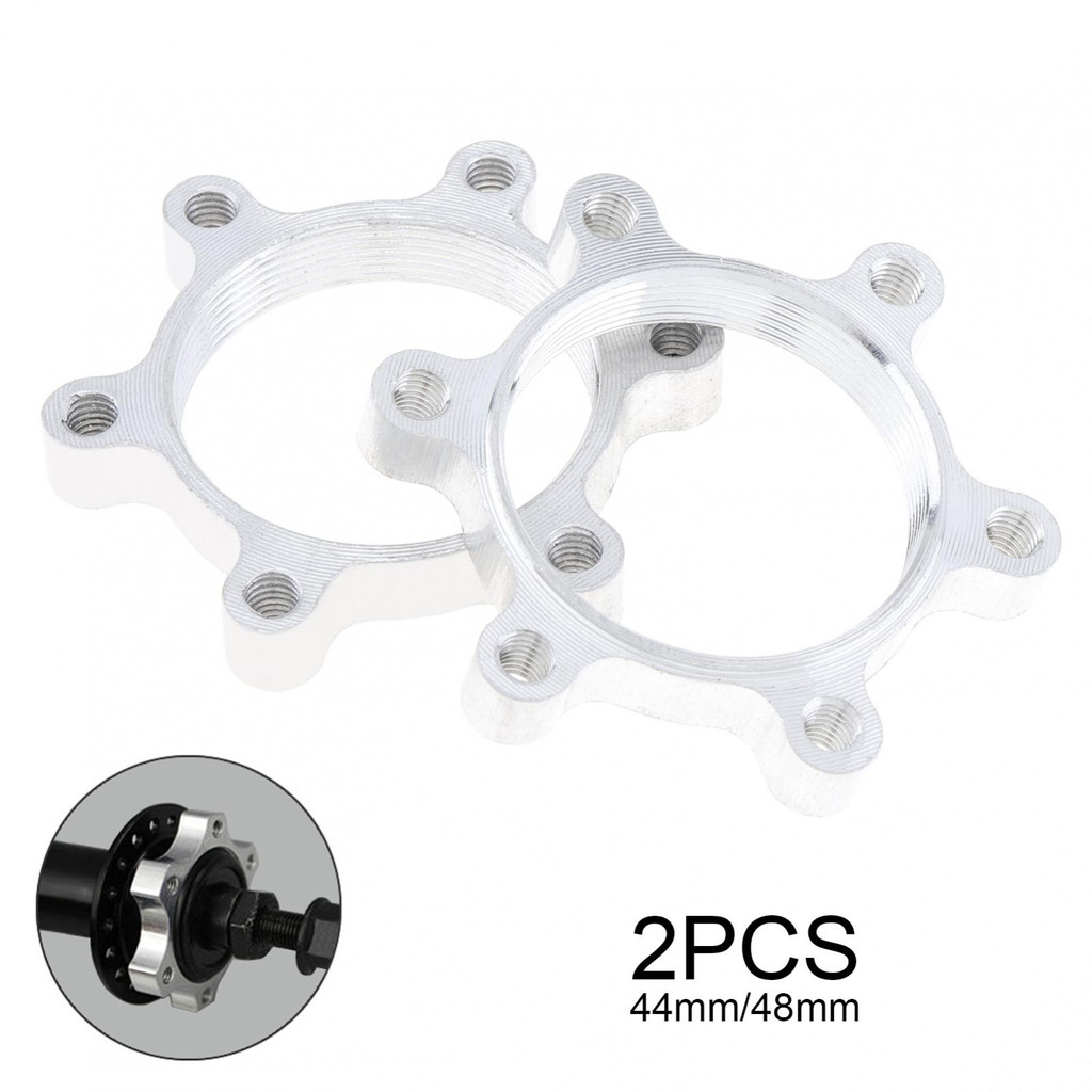 Set 2 Đai Ốc Chuyển Đổi 6 Bu Lông 44MM / 48MM Cho Thắng Đĩa Xe Đạp