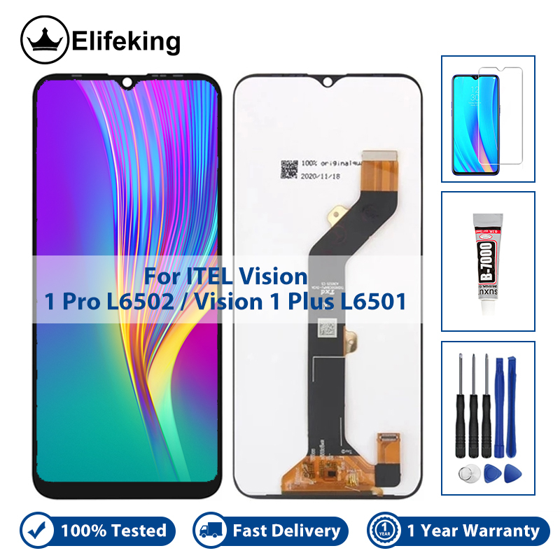 Màn Hình Cảm Ứng LCD 100% Thay Thế Chuyên Dụng Cho ITEL Vision 1 Pro L6502 / Vision 1 Plus L6501
