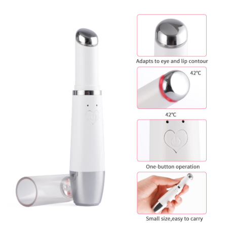 Bút Massage Mắt Mini Bằng Ion Photon Giúp Làm Đẹp Chống Lão Hóa Chống Nếp Nhăn Và Quầng Thâm