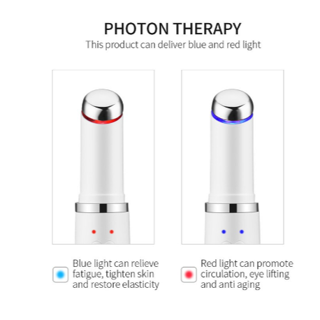 Bút Massage Mắt Mini Bằng Ion Photon Giúp Làm Đẹp Chống Lão Hóa Chống Nếp Nhăn Và Quầng Thâm