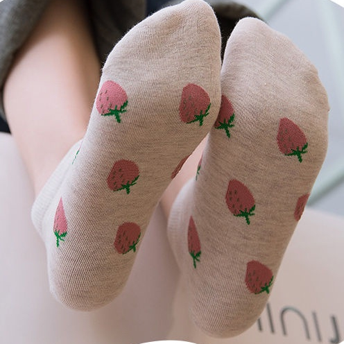 Vớ Cotton Mỏng Cổ Thấp Thời Trang Hàn Quốc Dễ Thương Cho Nữ