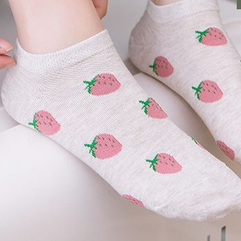 Vớ Cotton Mỏng Cổ Thấp Thời Trang Hàn Quốc Dễ Thương Cho Nữ