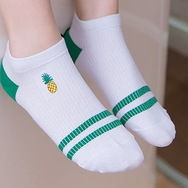 Vớ Cotton Mỏng Cổ Thấp Thời Trang Hàn Quốc Dễ Thương Cho Nữ