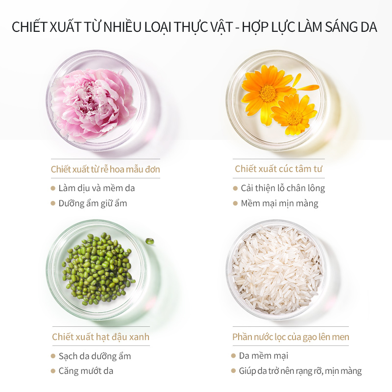 Mặt nạ đất sét MASKFAMILY làm sáng da/ mờ thâm nám/ giảm sắc tố melanin giúp da sáng trắng chăm sóc da mặt 80g