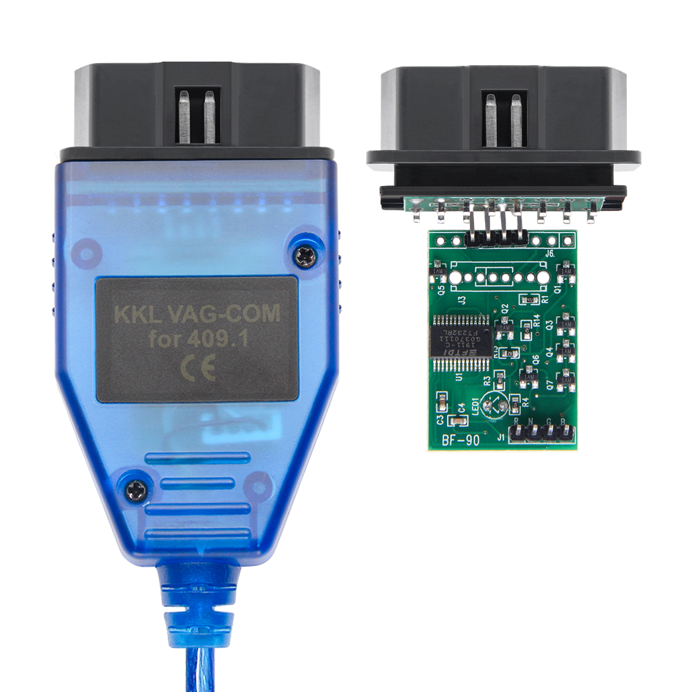 Dây Cáp Chẩn Đoán Lỗi Ô Tô VAG COM 409.1 KKL FTDI FT232RL / CH340T VAG 409 OBD OBD2 For VW/Audi/Skoda/Seat