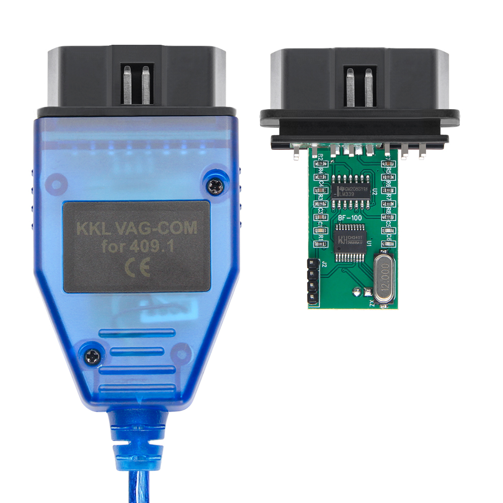 Dây Cáp Chẩn Đoán Lỗi Ô Tô VAG COM 409.1 KKL FTDI FT232RL / CH340T VAG 409 OBD OBD2 For VW/Audi/Skoda/Seat