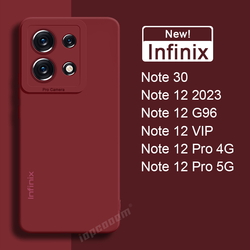 Ốp Điện Thoại Silicone Mềm Bảo Vệ Toàn Diện Cho Infinix Note 30i 30 Pro 4G 5G 12 2023 G96 VIP