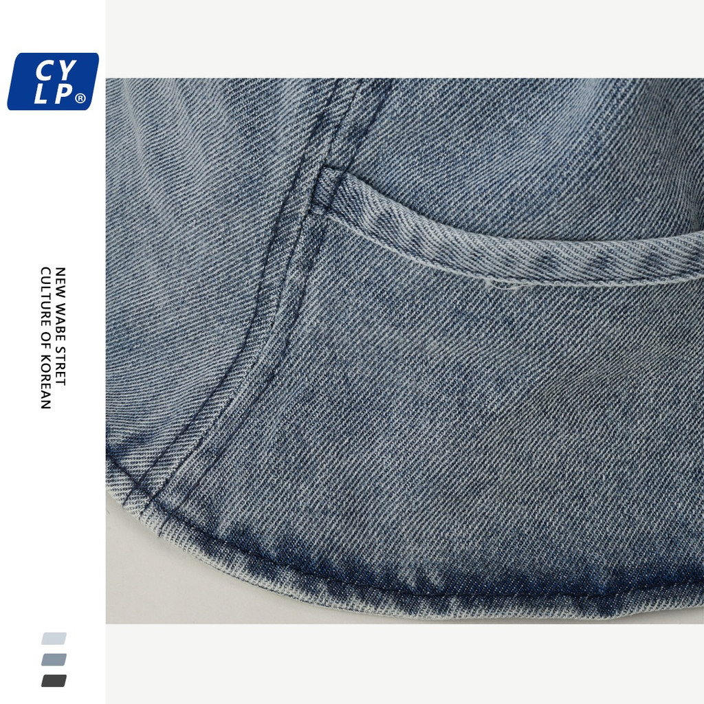 Nón Tai Bèo Denim Đính Nơ Ruy Băng Thời Trang Retro Nhật Bản Cho Nữ