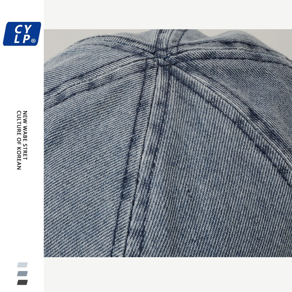 Nón Tai Bèo Denim Đính Nơ Ruy Băng Thời Trang Retro Nhật Bản Cho Nữ