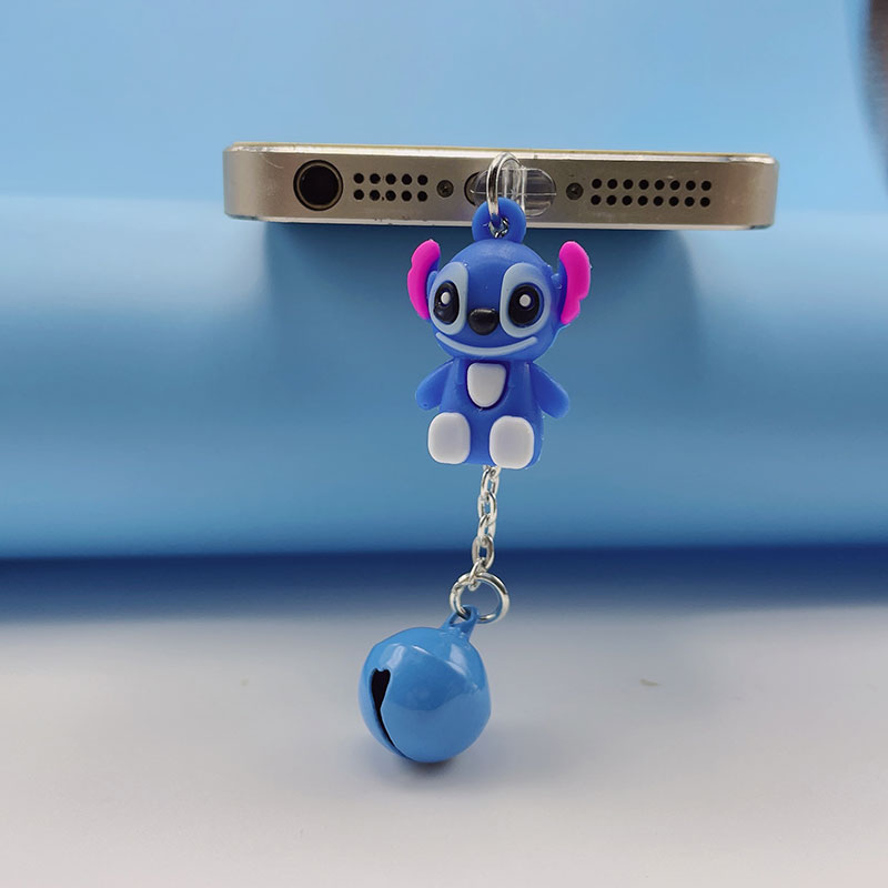 Nút Cắm Chống Bụi Kiểu Hoạt Hình Dễ Thương Cho Cổng Sạc Điện Thoại / Tai Nghe