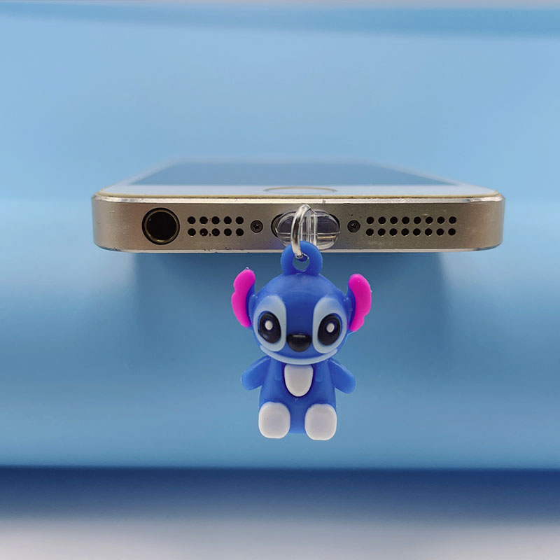 Nút Cắm Chống Bụi Kiểu Hoạt Hình Dễ Thương Cho Cổng Sạc Điện Thoại / Tai Nghe