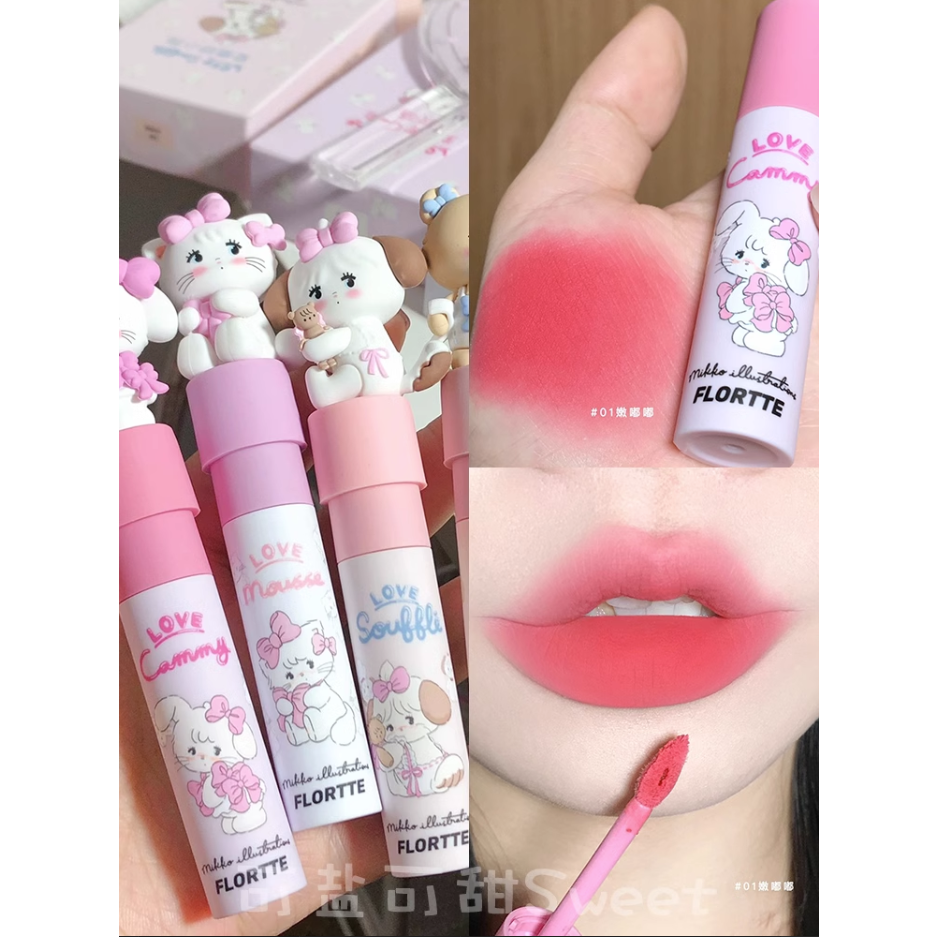 Son Kem Lì mikko Dưỡng Ẩm Thiết Kế Vỏ Son Hình Bánh Kem Xinh Xắn