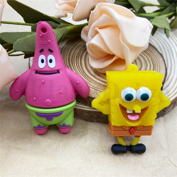 Usb 2TB 4GB 8GB 16GB 32GB 64GB 128GB 2TB Hoạt Hình SpongeBob Bằng Silicon