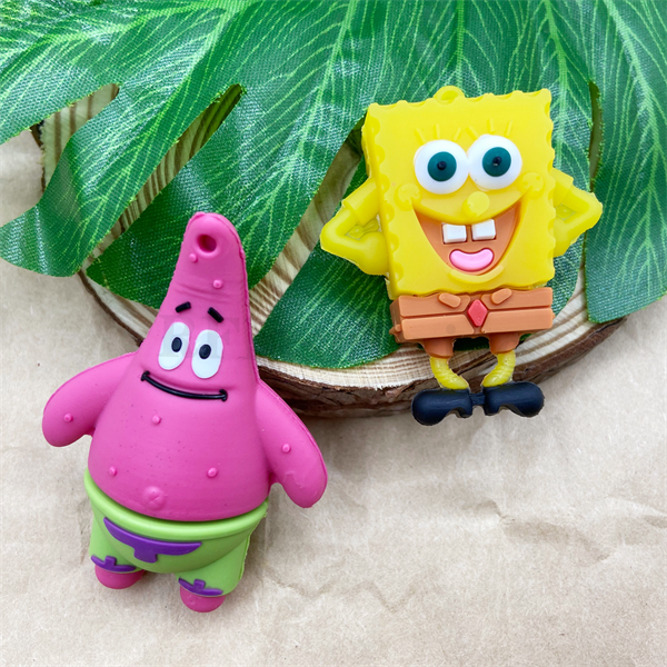Usb 2TB 4GB 8GB 16GB 32GB 64GB 128GB 2TB Hoạt Hình SpongeBob Bằng Silicon