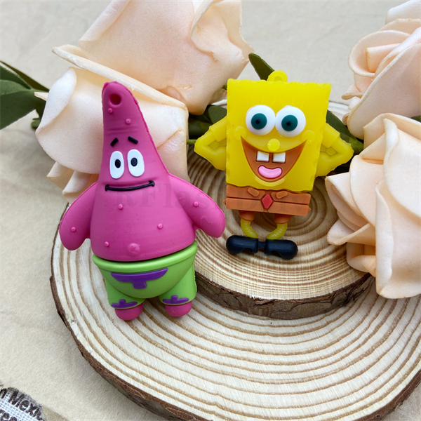 Usb 2TB 4GB 8GB 16GB 32GB 64GB 128GB 2TB Hoạt Hình SpongeBob Bằng Silicon