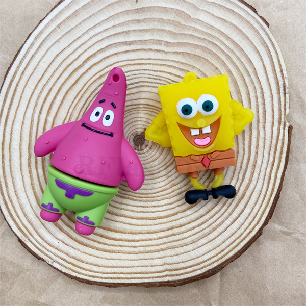 Usb 2TB 4GB 8GB 16GB 32GB 64GB 128GB 2TB Hoạt Hình SpongeBob Bằng Silicon