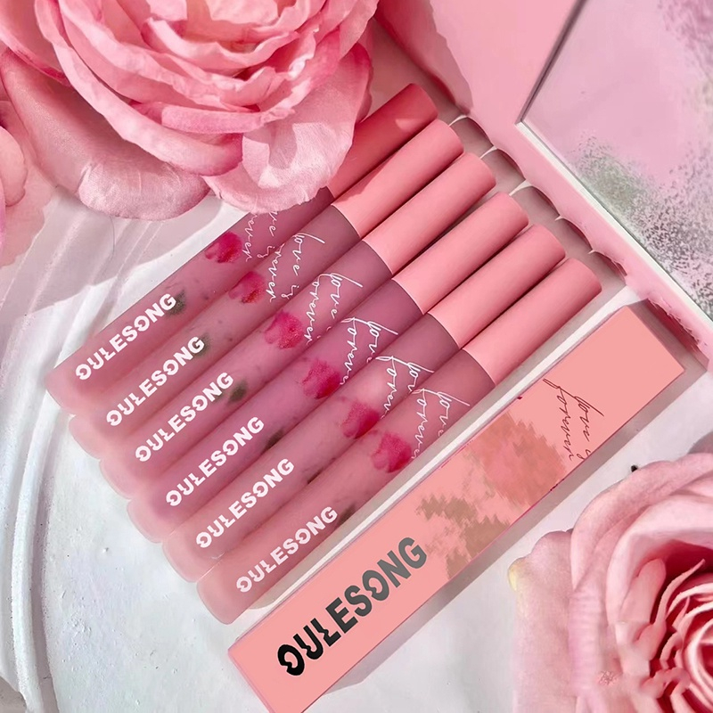 Oulesong® Son Môi Dưỡng Ẩm Chống Thấm Nước Không Phai Màu