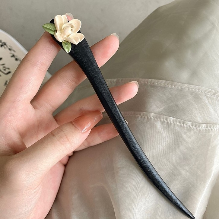 Trâm Cài Tóc Bằng Gỗ Hình Hoa Phong Cách Trung Quốc Thời Trang Mùa Hè Cho Nữ