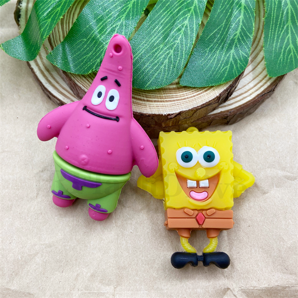 Usb 2TB 4GB 8GB 16GB 32GB 64GB 128GB 2TB Hoạt Hình SpongeBob Bằng Silicon