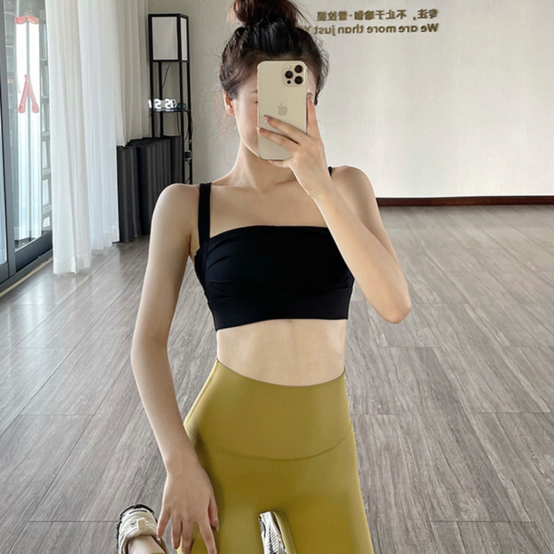 Áo Ngực Thể Thao Vải Lụa Chống Sốc Thích Hợp Chạy Bộ yoga thời trang năng động thoải mái nhiều màu tùy chọn