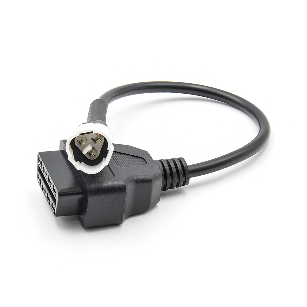 YAMAHA Dây Cáp Nối Dài 3PIN 4PIN OBD 2 OBD 2 Dành Cho Xe Mô Tô HONDA Moto 6PIN Sang 16PIN OBD2