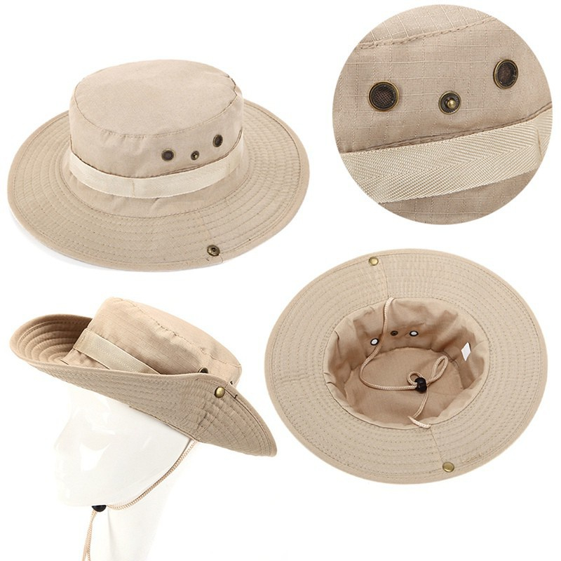 Nón vành THE CAPAL chống nắng chống gió màu trơn thời trang mùa hè cho nam và nữ