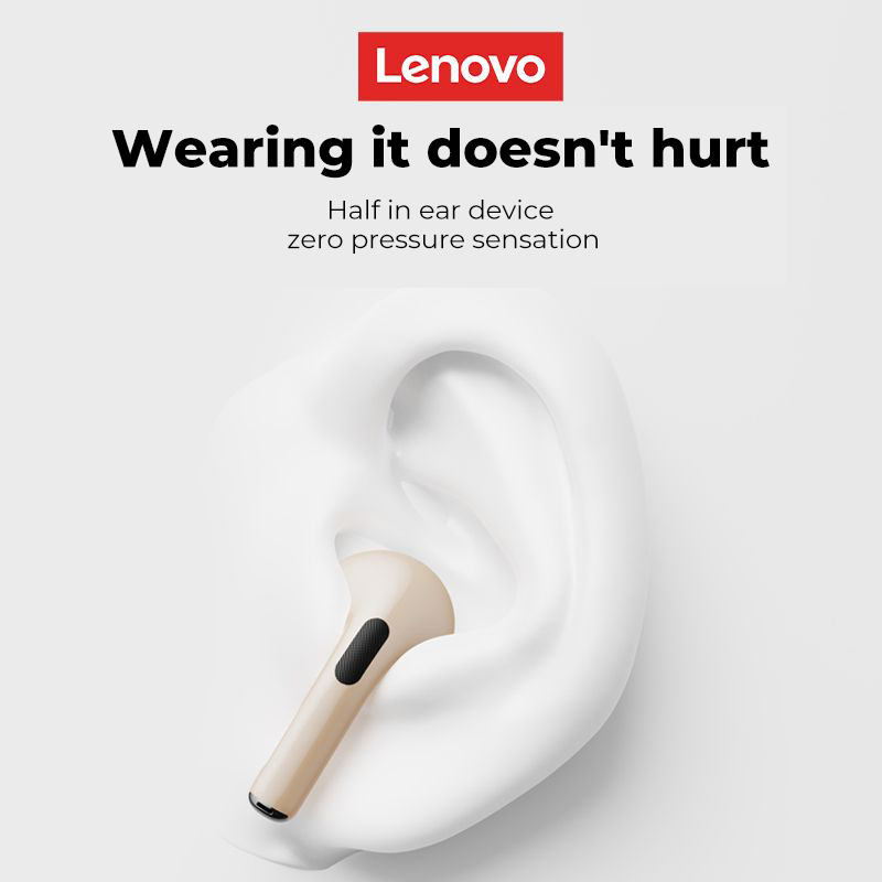 Tai Nghe Bluetooth 5.3 Không Dây Lenovo LP40 PLUS Chống Nước Có Micro Âm Thanh Siêu Trầm Và Phụ Kiện