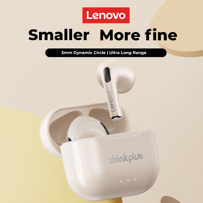 Tai Nghe Bluetooth 5.3 Không Dây Lenovo LP40 PLUS Chống Nước Có Micro Âm Thanh Siêu Trầm Và Phụ Kiện