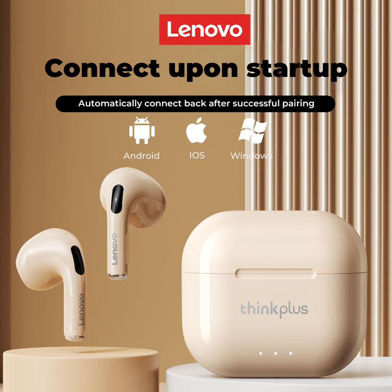 Tai Nghe Bluetooth 5.3 Không Dây Lenovo LP40 PLUS Chống Nước Có Micro Âm Thanh Siêu Trầm Và Phụ Kiện