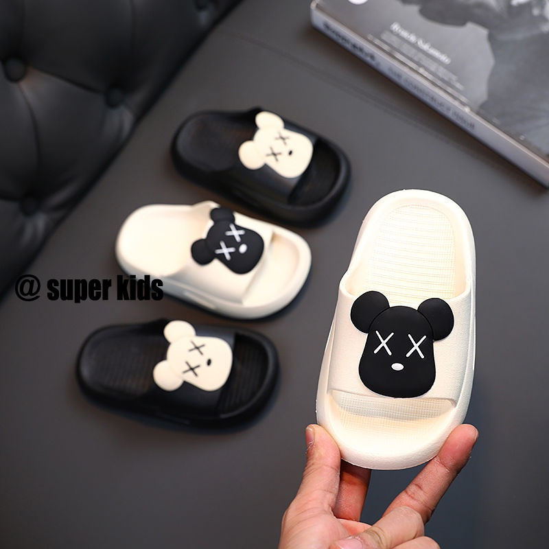 SUPER KIDS Dép Đế Mềm Thiết Kế Xinh Xắn Thời Trang Cho Bé