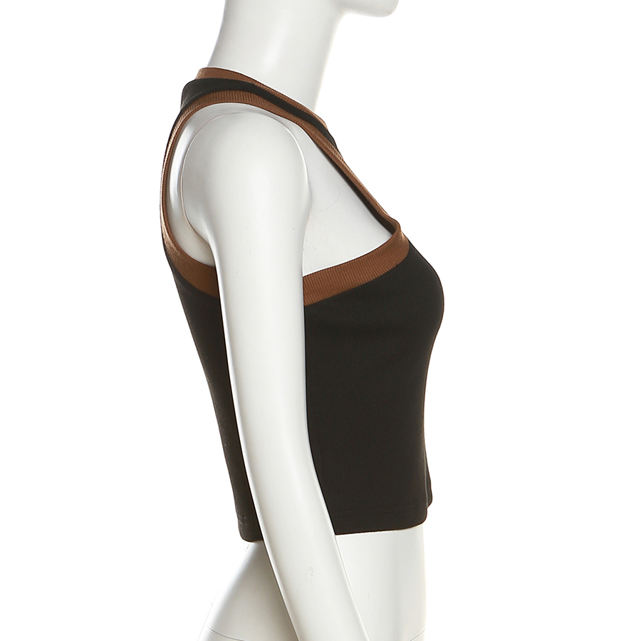 Klalien Áo Sát Nách Cổ Tròn Màu Trơn Mềm Mại Thời Trang Mùa Hè Cho Nữ