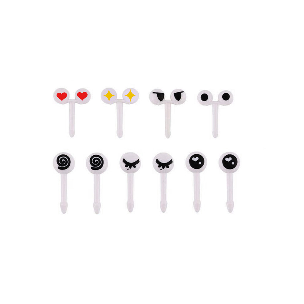 Bộ 10 Nĩa Ăn Trái Cây Hình Động Vật Hoạt Hình Dành Cho Trẻ Em