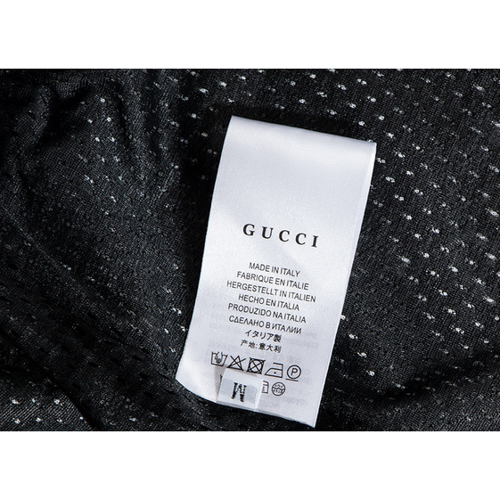 Gucci Áo Khoác cotton Dài Tay Có Khóa Kéo Thêu Họa Tiết Thời Trang Thu Đông Cho Nam Nữ